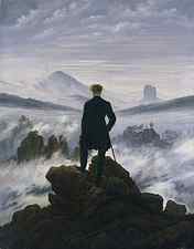 Wanderer above the Sea of Fog, c. 1817. 