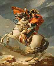 Napoleon Crossing the Alps on 20th May 1800