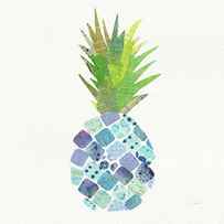 Tropical Fun Pineapple II by Courtney Prahl