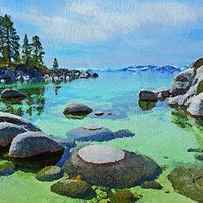 Lake Tahoe - 01 by AM FineArtPrints