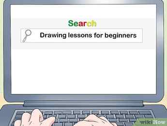 Step 3 Search online for specific kinds of drawing instruction.