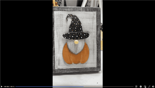 Dollar Tree Witch Pumpkin Gnome