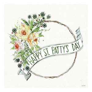Wall Art - Painting - Happy St.pattys Day I by Anne Tavoletti