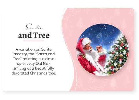 santa and tree graphic