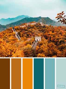 Fall color palette