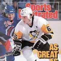 Pittsburgh Penguins Mario Lemeiux. Sports Illustrated Cover by Sports Illustrated