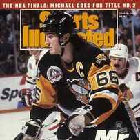 Pittsburgh Penguins Mario Lemieux, 1992 Nhl Stanley Cup Sports Illustrated Cover by Sports Illustrated