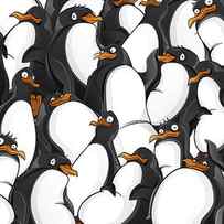 Penguins Pattern by Yuanden