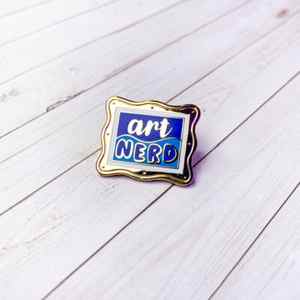 Art Nerd Enamel Pin