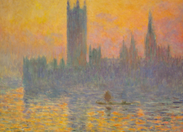 Claude Monet - The Houses of Parliament Sunset