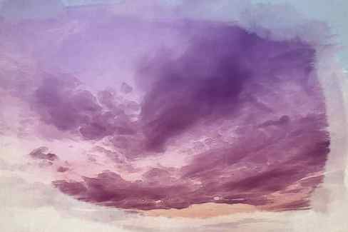cloud sky pink purple white