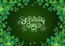 st patrick green shamrock background, Green, Saint Parik, Carnival Background image