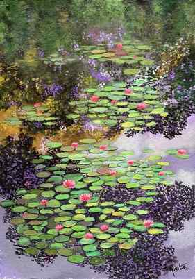 Water lilies pond! Monet's garden thumb