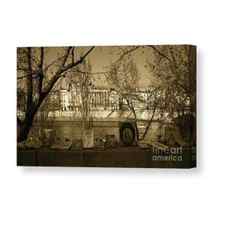 Outdoor bookstalls Paris Canvas Print / Canvas Art by Louise Fahy