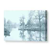 Foggy Morning Bois de Vincennes Canvas Print / Canvas Art by Louise Fahy