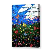 Whimsical Painting-Colorful whimsical nature Canvas Print / Canvas Art by Priyanka Rastogi