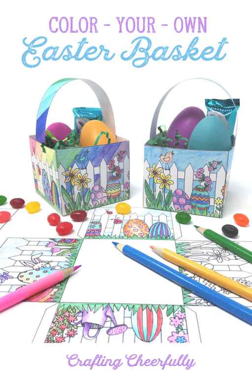 Color Your Own Easter Baskets