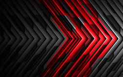 black and red abstraction, high-tech background, creative background, art, black and red lines, HD wallpaper