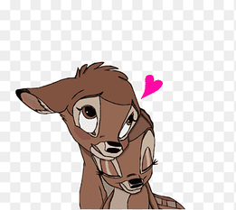Bambi, a Life in the Woods Faline Animation, deer head, love, horse png thumbnail