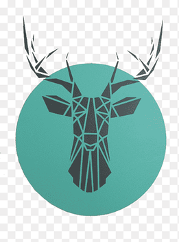 Deer Drawing Stencil, deer head, watercolor Painting, antler png thumbnail