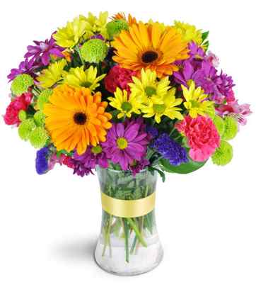 Radiant Rainbow™ Floral Arrangement