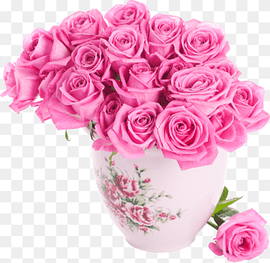 Vase Flower bouquet Rose, pink roses, flower Arranging, floribunda, artificial Flower png thumbnail