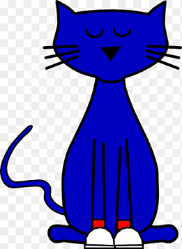 Russian Blue Kitten, pete the cat, png thumbnail