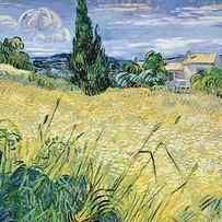 Landscape with Green Corn by Vincent Van Gogh