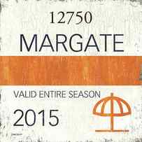 Beach Badge Margate by Debbie DeWitt