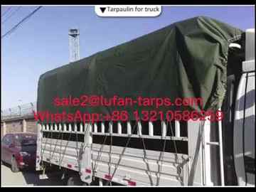 Polyster truck body cover, for on trucks only, size: 2.22/ s. 