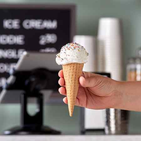 A sugar cone