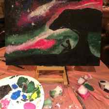 Celestial Painting Class review by Sigita Petrauskaite - London