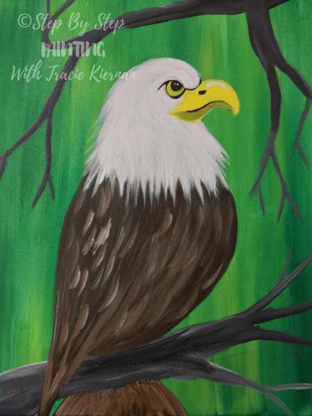 How To Paint A Bald Eagle