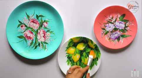 Ceramic Plate Painting