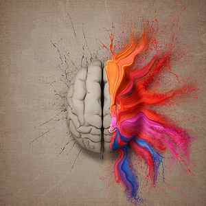 Wall Art - Digital Art - The Creative Brain by Johan Swanepoel