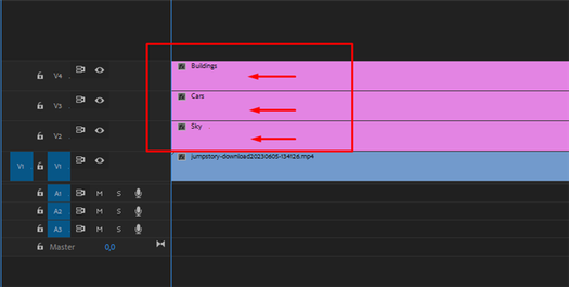 Different adjustment layers for various elements to colorize