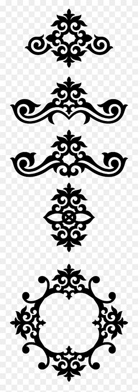 Ornament graphy Visual arts Arabesque Digital, others, leaf, monochrome, symmetry png thumbnail