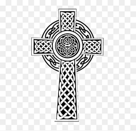 Celtic cross High cross Christian cross Celtic knot Celtic art, cruz, symmetry, monochrome, cross png thumbnail