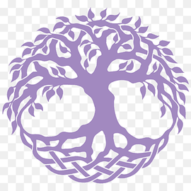 pink tree of life art, Tree of life Celtic sacred trees Celtic knot Celts, tree of life, purple, symmetry, art png thumbnail