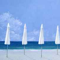 Beach umbrellas by Lincoln Seligman