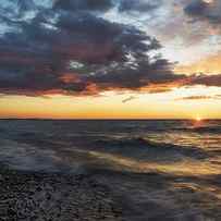 Lake Ontario Sunset 4 by Mark Papke