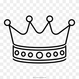 Drawing Coloring book Crown Black and white, crown, white, king, prince png thumbnail