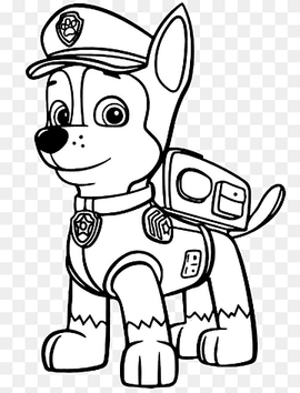 Coloring book Drawing Patrol Page, rubble., white, child, mammal png thumbnail