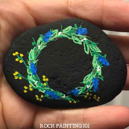 Spring Wreath Rock