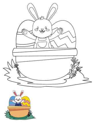 Easter Coloring Page