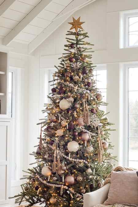 neutral gold christmas tree