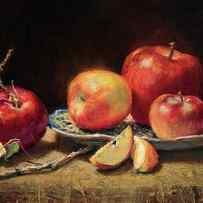 Four Apples by Susan N Jarvis