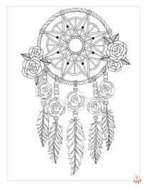 Dream Catcher Coloring Pages