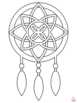 Dream Catcher Coloring Pages