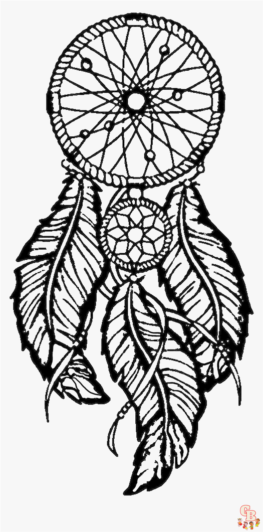 Dream Catcher Coloring Pages